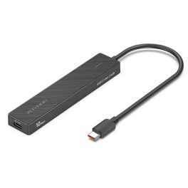  Vention USB-C -> USB-A 3.2*4 , 0,15m (táppal, 4-Portos, fekete), hub