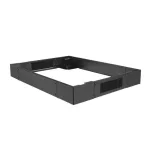 Lanberg CK01-66-B 600x600mm fekete lábazat álló rack szekrényhez