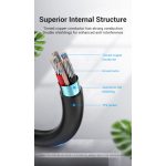 Vention USB-C 2.0/M -> mini USB-B/M, (2A, fekete), 1m, kábel