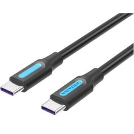   Vention USB-A 3.0/M -> USB-C/M kábel,  (PVC,fekete), 1,5m, kábel