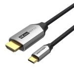 Vention USB-C/M ->HDMI/M (4K, alu), 1,5m, kábel