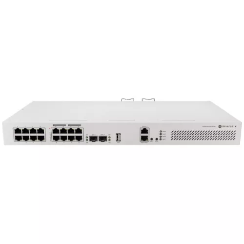 MikroTik CRS418-8P-8G-2S+RM 19 1U 8xGbE LAN 8xGbE PoE LAN 2xSFP+ port Rackmount Cloud Router Switch