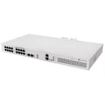 MikroTik CRS418-8P-8G-2S+RM 19 1U 8xGbE LAN 8xGbE PoE LAN 2xSFP+ port Rackmount Cloud Router Switch