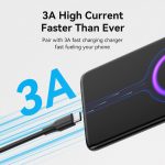 Vention USB-A 2.0/M -> USB-C/M, 1,5m, (3A,fehér), kábel