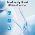 Vention USB-C 2.0/M -> 2*USB-C/M,  (5A,szilikon,fehér), 1,5m, kábel