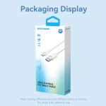 Vention USB-A 2.0/M -> USB-C/M, 1m,(fehér,6A), kábel