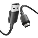 Vention USB-A 2.0/M -> USB-C/M, 2m,(fekete), kábel
