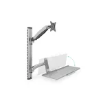 DIGITUS DA-90354 flexibilis monitor VESA 100x100 + billentyűzet tartó konzol fali munkaállomás
