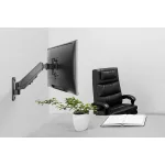 DIGITUS DA-90396 Gázrugós fali univerzális VESA 75/100 1-es fekete monitor tartó konzol