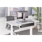 DIGITUS DA-90448 Asztal alatti fekete kábelvezető csatorna