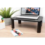DIGITUS DA-90458 Állítható magasságú fekete monitor állvány