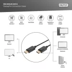 DIGITUS DB-340100-020-S Display port apa -> display port apa 2m kábel