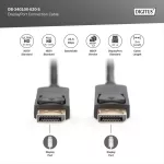 DIGITUS DB-340100-020-S Display port apa -> display port apa 2m kábel