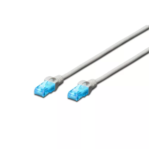 DIGITUS DK-1511-050 Cat.5e U/UTP PVC 5m szürke patch kábel
