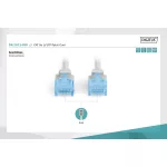 DIGITUS DK-1511-050 Cat.5e U/UTP PVC 5m szürke patch kábel