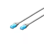 DIGITUS DK-1512-100 Cat.5e U/UTP PVC 10m szürke patch kábel