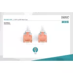 DIGITUS DK-1612-100 Cat.6 U/UTP PVC 10m szürke patch kábel