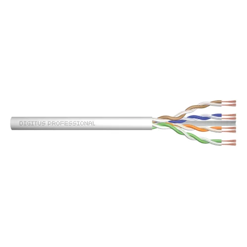 DIGITUS DK-1613-P-305 Cat.6 U/UTP 250MHz LSZH 305m dobozos szürke patch kábel