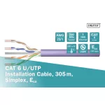 DIGITUS DK-1613-VH-305 Cat.6 U/UTP 250MHz Eca LSZH 305m lila fali kábel