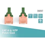 DIGITUS DK-1617-005/G Cat.6 U/UTP LSZH 0,5m zöld patch kábel