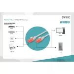 DIGITUS DK-1617-030 Cat.6 U/UTP LSZH 3m szürke patch kábel