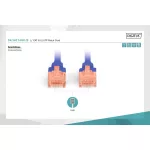 DIGITUS DK-1617-050/B Cat.6 U/UTP LSZH 5m kék patch kábel