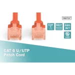 DIGITUS DK-1617-050/R Cat.6 U/UTP LSZH 5m piros patch kábel