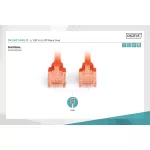 DIGITUS DK-1617-050/R Cat.6 U/UTP LSZH 5m piros patch kábel