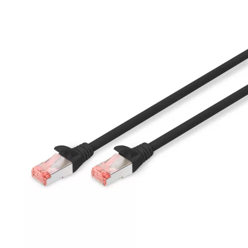 DIGITUS DK-1644-010/BL Cat.6 S/FTP LSZH 1m fekete patch kábel