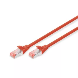 DIGITUS DK-1644-010/R Cat.6 S/FTP LSZH 1m piros patch kábel