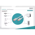 DIGITUS DK-1644-030 Cat.6 S/FTP LSZH 3m szürke patch kábel