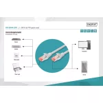 DIGITUS DK-1644-100 Cat.6 S/FTP LSZH 10m szürke patch kábel