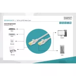 DIGITUS DK-1644-A-070 Cat.6A S/FTP LSZH 7m szürke patch kábel