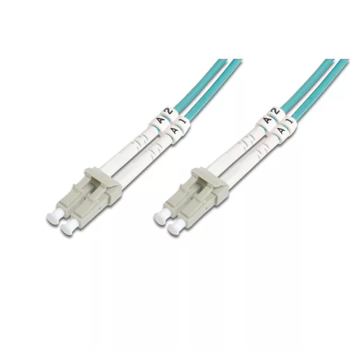 DIGITUS DK-2533-15/3 Duplex 2xLC + 2xLC multimodusú OM3 50/125 LSOH 15m optikai patch kábel