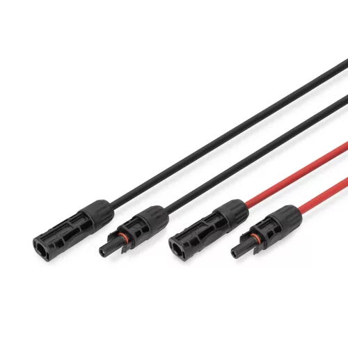 DIGITUS DK-SCEC64-0050 Solar 4mm 1500V DC XLPO napelemes kültéri kábelhosszabbító MC4 csatlakozóval 5m