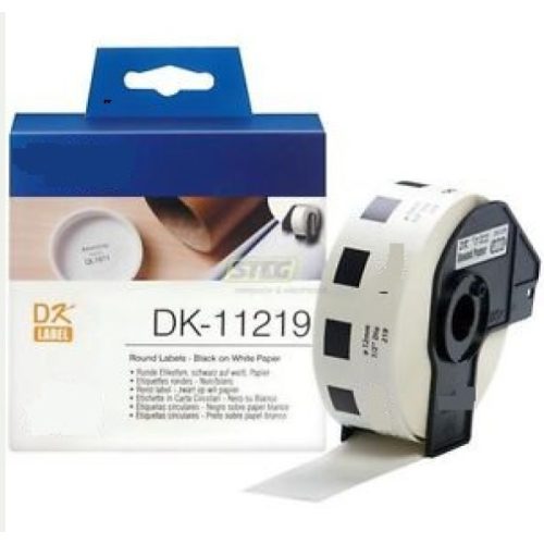 Utángyártott BROTHER DK11219 etikett 12mm 1200 cimke/tekercs IK