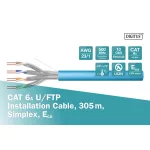 DIGITUS DK-1623-A-VH-305 Cat.6A U/FTP 500MHz LSZH 305m dobozos kék fali kábel