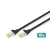 DIGITUS DK-1644-A-050-BL-10 Cat.6A S/FTP LSZH 5m fekete patch kábel (10db/csomag)