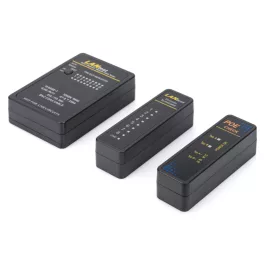   DIGITUS DN-14001-1 Hálózati (RJ45, BNC, PoE) kábel teszter