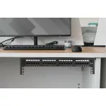 DIGITUS DN-48003 19 2U fekete hálózati fali konzol