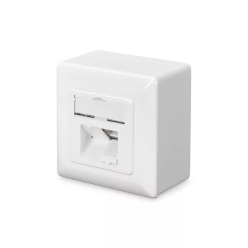 DIGITUS DN-9006-N Cat.6 Modulo50 dupla falon kívüli aljzat 2xRJ45 árnyékolt csatlakozóval