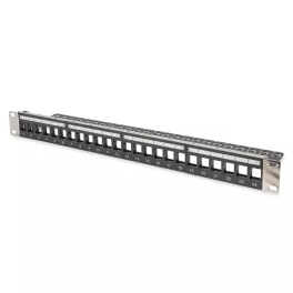   DIGITUS DN-91411-LF 19 1U 24port ABS moduláris üres patch panel