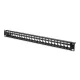 DIGITUS DN-91411 19 1U 24port moduláris fekete üres patch panel