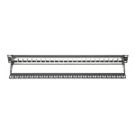 DIGITUS DN-91411 19 1U 24port moduláris fekete üres patch panel