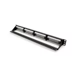 DIGITUS DN-91524U 19" 1U 24port Cat.5e fekete árnyékolatlan Patch Panel