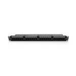 DIGITUS DN-91524U 19" 1U 24port Cat.5e fekete árnyékolatlan Patch Panel