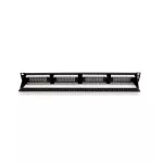 DIGITUS DN-91524U 19" 1U 24port Cat.5e fekete árnyékolatlan Patch Panel