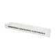 DIGITUS DN-91624S-EA 19 1U 24port Cat.6A kompakt szürke árnyékolt patch panel