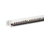 DIGITUS DN-91624S-EA 19 1U 24port Cat.6A kompakt szürke árnyékolt patch panel