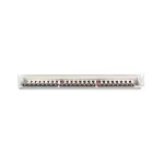 DIGITUS DN-91624S-EA 19 1U 24port Cat.6A kompakt szürke árnyékolt patch panel